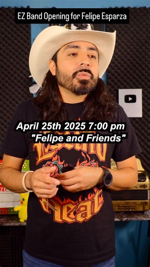 EZ Band is opening the show for Felipe Esparza @felipeesparzacomedian at NRG Arena in Houston, TX on April 25th at 7:00 PM — and it’s going to be a night you don’t want to miss! This special event, Felipe and Friends, features an incredible lineup of comedians including: Raul Sanchez @genericraul Brandi Denise @brandideniseboyd Nate Jackson @mrnatejackson Paul Rodriguez @thepaulrodriguez … and of course, EZ Band kicking things off with live music! Get your tickets now at FelipesWorld.com before