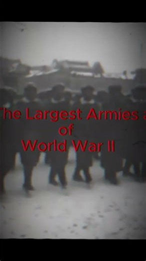 The Largest Armies of World War II #history #ww2 #edit #army #military