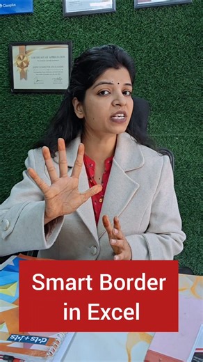 Excel vali 🧾 on Instagram: "Excel ka border ab auto! 🔥📊 #excel.vali #anjnicomputereducation #ExcelTips #ExcelTricks #OfficeHacks #ExcelTutorial #SpreadsheetSkills #LearnExcel #ProductivityHack #ExcelReels”"