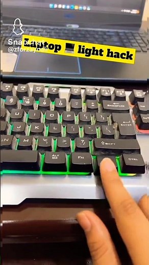 Laptop 💻 light hack 😈 #technifyofficial