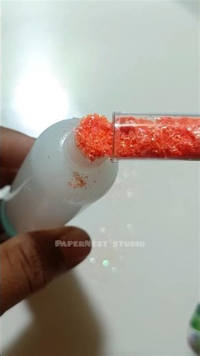DIY Glitter Pen #diy #craft #handmadecraft #art #kids #trend #viral