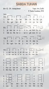 LAGU ANTARBACAAN-SABDA TUHAN #lagumisakatolik #laguantarbacaan #reels #kreatorpemula @sorotan | Alfredo Moa