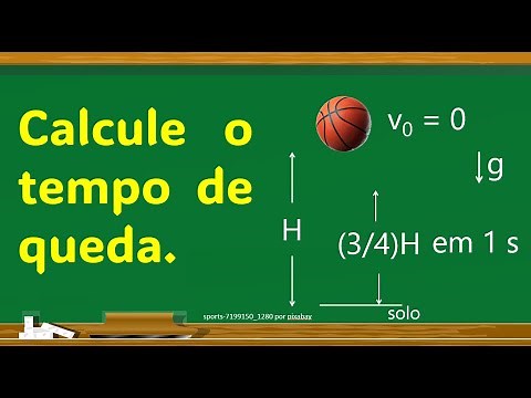 QUESTÃO 10 - MOVIMENTO VERTICAL: Abandona-se uma pedra de uma altura H do solo, num local onde a ace