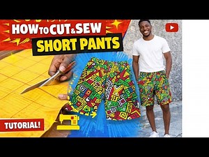 How to Cut and Sew Shorts | Easy Step-by-Step Tutorial