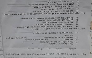 Join these sentences with conjunctions (joining words) and rewr... | Filo