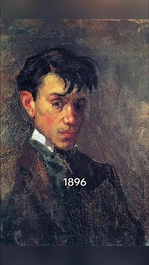 The First and Last Self Portrait of Pablo Picasso #history #painting #picasso