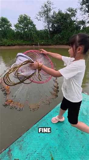 Poor Luna Couldn't Catch So Many Fish! 🐠😭 #shorts​ #shortsfeed​ #viralshort