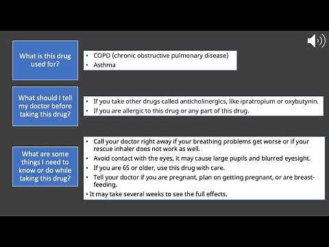 Spiriva (Tiotropium) Drug Information