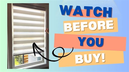 Watch Cordless Zebra Blinds | Easy to Install, Kids Friendly Demo on Amazon Live