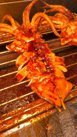 🔥 Ultimate Spicy BBQ Squid Recipe You Must Try! 🦑 #usa #foryou #shorts
