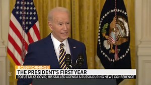 During a marathon news conference, Pres. Biden answered dozens of questions ranging in topic from voting rights to his administration’s handling of COVID: “Some people may call what’s happening now a ‘new normal.’ I call it a job not yet finished.” https://cbsn.ws/3KsQDEj | CBS Mornings