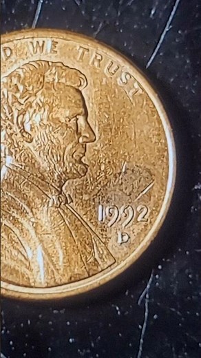 The Single Rarest Modern Penny to Find: 1992-D Close AM Coin 🎯📹 #CoinCollector #ValuableChange