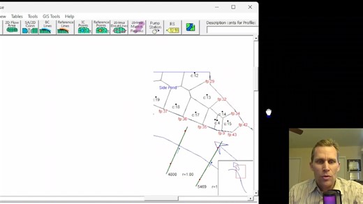 HEC RAS Lesson 81 - 2D Flow Areas - Pumps and Flow Roughness Factors