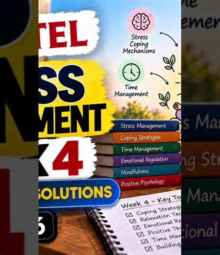 NPTEL Stress Management Week 4 Assignment 2026 | Solutions & Explanation