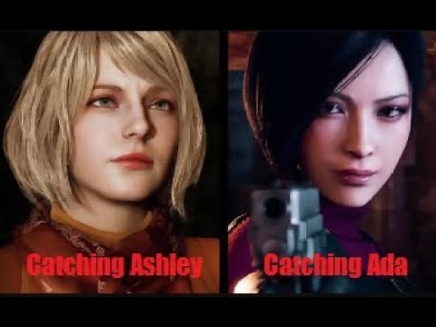 Leon catching Ashley vs Leon catching Ada