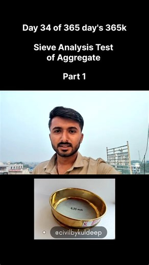 Civil Engineer Kuldeep on Instagram: "Aggregate ka size hi concrete ki strength decide karta hai 🪨 Isliye Sieve Analysis Test zaroori hai #CivilByKuldeep #AggregateTest #SieveAnalysis #civilreelsindia #constructionbasics"