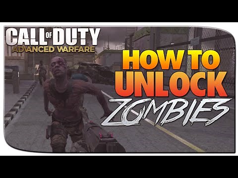 Call of Duty Advanced Warfare ZOMBIES! : How To Unlock Zombies - AW ZOMBIES TUTORIAL!
