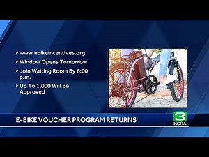 How to apply for a California e-bike voucher on April 29