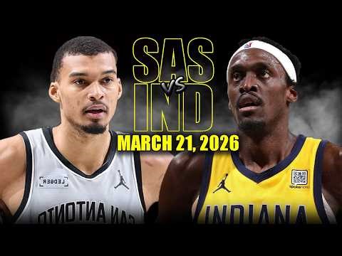 San Antonio Spurs vs Indiana Pacers Full Game Highlights – March 21, 2026 | NBA Season