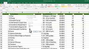 Filtrere data i et område eller en tabel i Excel