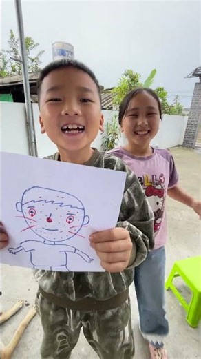 The painting turned into something really strange #shorts