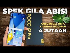 CRAZY! Poco X8 Pro AnTuTu Score of 2.2 Million Rupiah + 7500mAh Battery for Only 4 Million Rupiah...
