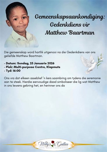 . | Willys & Gallico Funeral Services