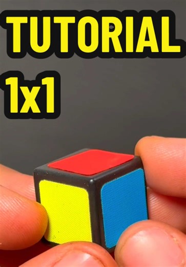 Cómo resolver el cubo 1x1