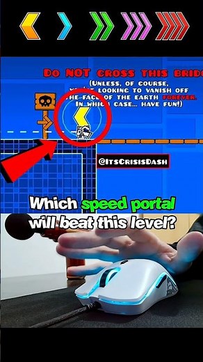 Which Speed Portal Will Complete This Gut Genug Lava Bridge in Geometry Dash? 🌋☠️