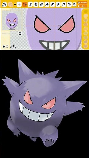 How to make Gengar from Pokemon #gengar #pokemon