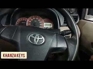 Tutorial on how to program the remote for the Toyota All New Avanza Type G