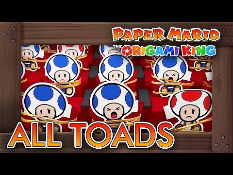 Paper Mario: The Origami King - All Toad Locations