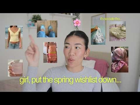 everything i'm not buying (low buy spring)
