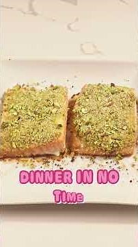 4 INGREDIENTS, 15 MINUTES | PISTACHIO CRUSTED SALMON
