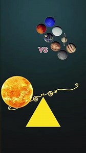 Sun vs All Planets : How Is Our Star ? #star