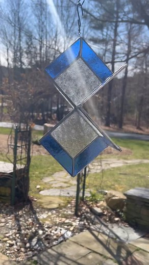 Had fun making this spinner at Mendel’s Stained Glass Studio | Margaret Eseppi