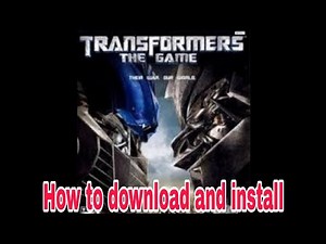 How To Download Transformers The Game Crack For Free....