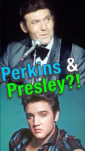 Carl Perkins & Elvis Presley?! #hitshistory #blueshoes #didyouknow #carlperkins #elvispresley