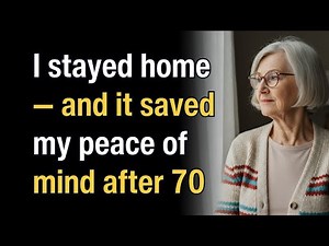 Not Leaving the House Is the BEST Thing You Can Do in Old Age – 97% Have No Idea Why