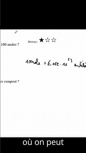 Qu'est-ce qu'une mole en chimie ? (Explication et définition)