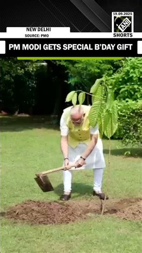 PM Modi gets special birthday gift by king Charles III, plants Kadamb sapling at his residence,7 LKM