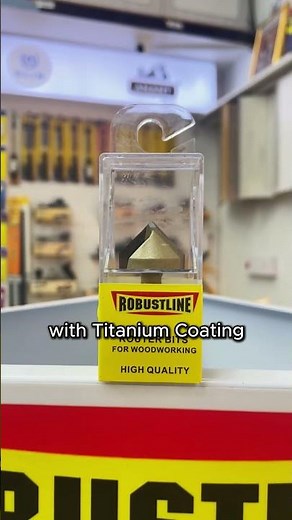 V Grooving Router Bit – perfect for decorative carvings, lettering, sign-making, woodwork.