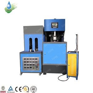 [Hot Item] 2 Cavities Semi Automatic Pet Plastic Bottle Making Blowing Machine Price