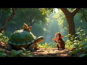The Arrogant Monkey's Lesson | घमंडी बंदर | 3D Animation | Story for Kids | #3dcartoonbook