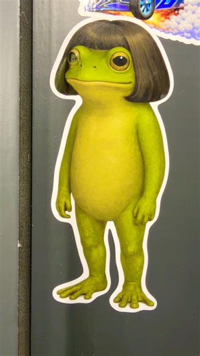 CUTEST Frog sticker ever!