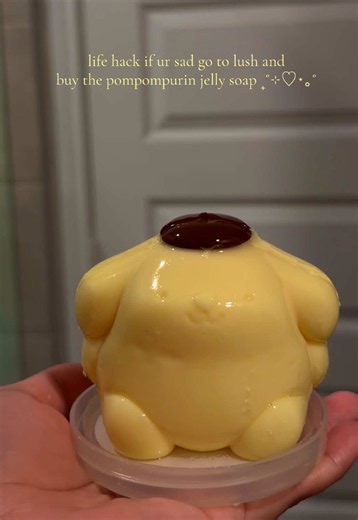 Pompompurin Jelly Soap review: LUSH life-changing bath hack