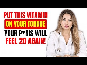PUT This VITAMIN Under Your Tongue For Testosterone Boost After 50!