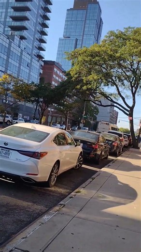 Walking down Cropsey Avenue. Brooklyn, NY