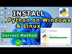 How to Download and Install Python on Windows 10 / 11 and on Linux? The Best Method