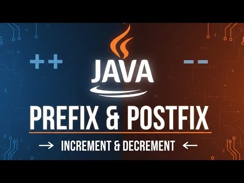 Prefix vs Postfix in Java | Increment & Decrement Explained in 10 Minutes 🔥#Java #JavaTutorial